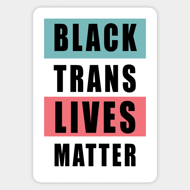 black trans lives matter Sticker by sigma-d